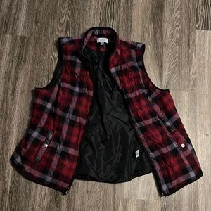 NWOT! Plaid vest